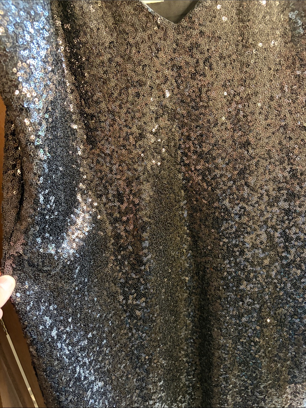 JACK by BB Dakota Black Sequin Mini Dress Cami Slip Dress SIZE SMALL - Picture 5 of 8